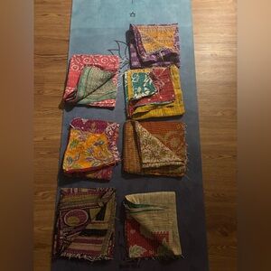 Colorful Kantha 100% cotton scarf $26 each